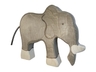 Holzfigur "Elefant, stehend" Abenteuer Wildnis 1