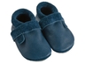Baby und Kinder Hausschuhe Krabbelschuhe Ecopell Leder dunkelblau 1