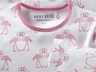 Kinder Unterhemd Langarm Bio-Baumwolle Flamingo 2