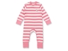 Baby und Kinder Schlafanzug mit Umschlagbündchen pink 1
