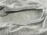 Baby Schlafanzug Overall Wolle Seide melange-grau 2