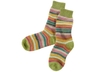 Kinder Socken Bio-Schurwolle Rainbow maigrün 1