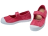 Kinder Schuhe Ballerinas mit Kappe und Klettverschluss rosa vivo 1