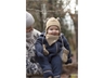 Baby und Kinder Overall Kapuze Bio-Merinowolle Fleece blue ermine 3
