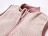 Baby und Kinder Schlafanzug Wolle Seide mauve-geringelt 2