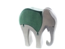 Elefant (mit Sattel)  14 cm 1
