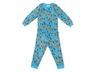 Kinder Schlafanzug Retro azure blue 1