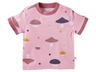 Baby T-Shirt Bio-Baumwolle Pilzparty rosa 1