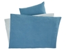 Kinderbettwäsche zum Wenden Bio-Baumwolle Jersey Dusty Blue 1