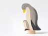 Pinguine Steckfigur aus Lindenholz, bunt lasiert 3