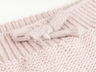 Baby Hose mit Füßchen Bio-Baumwolle Strick rose 3