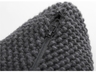 Kissenbezug 50x50 cm Bio-Baumwolle Strick dark grey 5