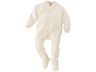 Baby Schlafanzug Bio-Schurwolle natur 1