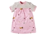 Kinder Kleid Kurzarm Bio-Baumwolle Garten rosa 1