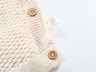 Baby Jacke Perl-Strick Bio-Baumwolle beige melange 3