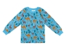 Kinder Schlafanzug Retro azure blue 4