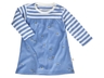 Baby Kleid Langarm Bio-Baumwolle Biene blau 1