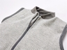 Baby und Kinder Schlafanzug Wolle Seide grau-geringelt 2