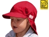 Kinder Sonnenschutz Mütze UV-80 Rot 2