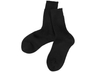 Damen und Herren Socken Schurwolle schwarz 1