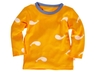 Kinder Langarmshirt Bio-Baumwolle Wal orange 1
