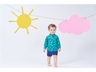 Kinder Badeshirt Langarm UV-Schutzkleidung UV 50+ Hai 2