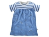 Baby Kleid Kurzarm Bio-Baumwolle Biene blau 1