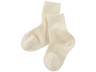 Baby Socken Bio-Schurwolle Feinstrick natur 1