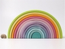 Großer Regenbogen aus Lindenholz, 12-teilig, pastell lasiert 4
