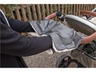 Kinderwagen Handwärmer Bio-Baumwolle mit Taschen für Wärmekissen, inkl. 10 Pads 7
