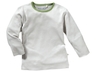 Kinder Unterhemd Langarm Bio-Baumwolle grau 1