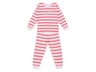Kinder Schlafanzug Retro pink stripes Giraffe 1