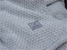 Einschlagdecke Babyschale Bio-Baumwolle grey melange 4