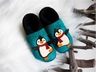 Baby und Kinder Hausschuhe Krabbelschuhe Ecopell Leder Pinguin 5
