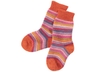 Kinder Socken Bio-Schurwolle Rainbow mango 1