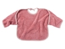 Lätzchen mit Ärmeln und Bindebändern Bio Baumwolle 2er Set rosa 3