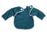 Lätzchen mit Ärmeln und Klettverschluss Bio Baumwolle 2er Set blau 3