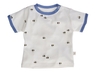 Baby T-Shirt Bio-Baumwolle Biene blau 1
