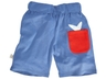 Kinder Shorts Bio-Baumwolle blau 2