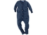 Baby Overall Wolle Seide marine 1