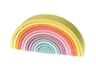 Großer Regenbogen aus Lindenholz, 12-teilig, pastell lasiert 1