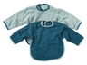 Lätzchen mit Ärmeln und Klettverschluss Bio Baumwolle 2er Set blau 1
