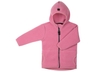 Baby und Kinder Jacke mit Kapuze Bio-Merinowolle Fleece dusty pink 1