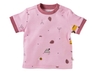 Baby T-Shirt Bio-Baumwolle Garten rosa 1