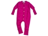 Baby Overall Wolle Seide beere 1