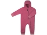 Baby Overall mit Kapuze Bio-Schurwolle Walk dusty pink 1