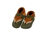 Baby und Kinder Hausschuhe Krabbelschuhe Ecopell Leder Fuchs olive 1