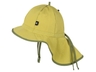 Baby und Kinder Sonnenschutz Mütze mit Bindebändern UV 50 citronella 1