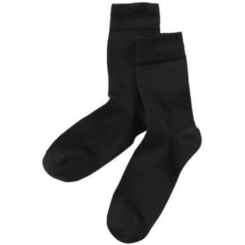 Feine Socke Bio-Baumwolle schwarz