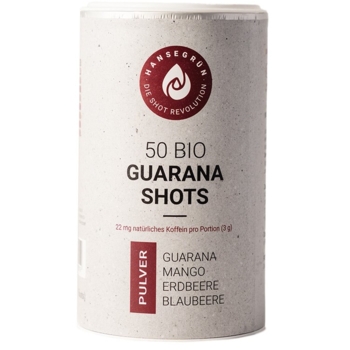 Bio-Fruchtpulver für 50 Guarana Shots Muntermacher